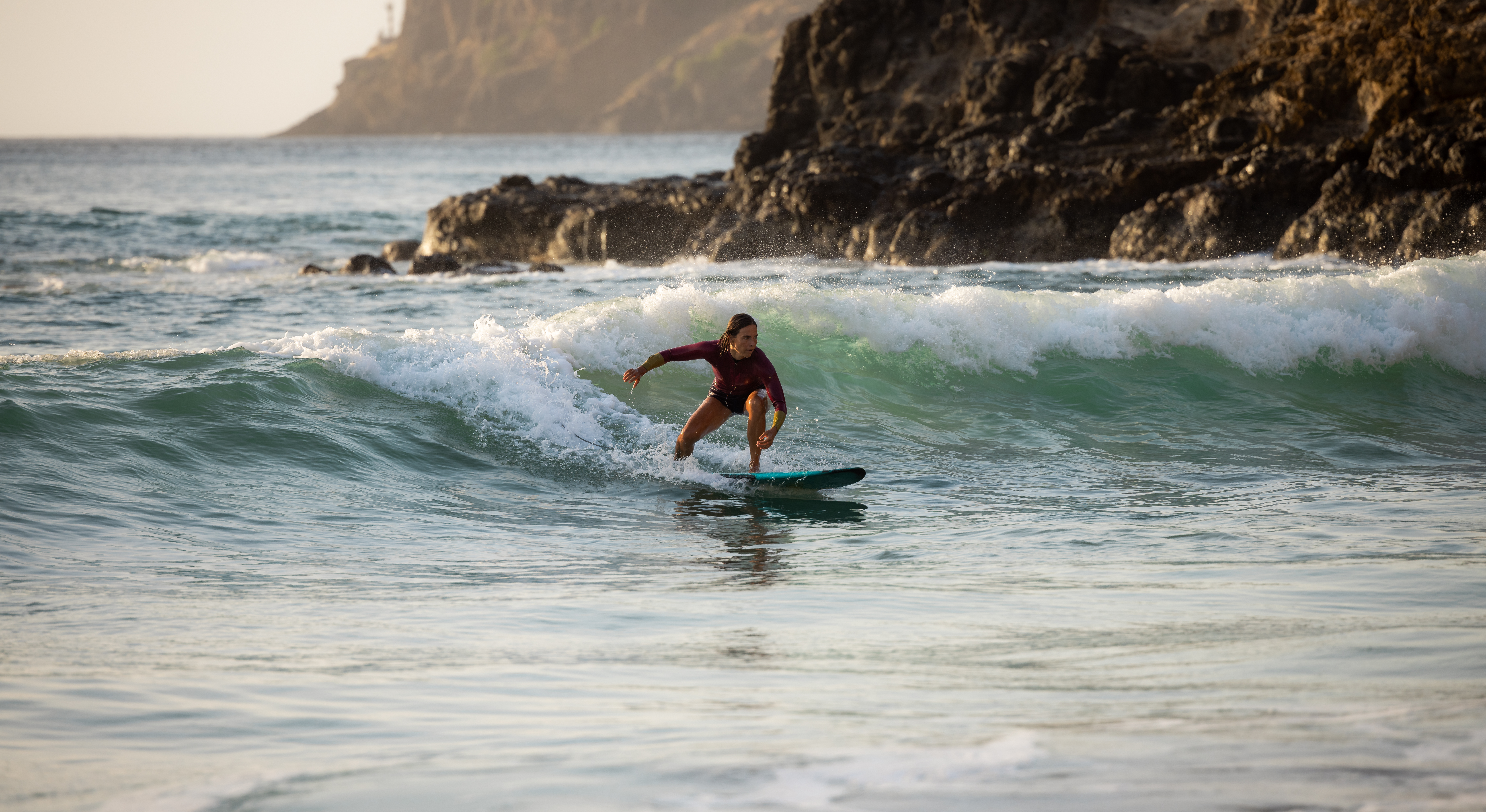 Learning to surf in Cabo Verde